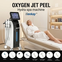 Appareil professionnel d'hydrodermabrasion et de peeling à jet d'oxygène pour l'élimination des points noirs et l'hydratation intense