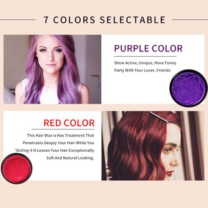 Cire colorante pour cheveux à marque privée, ingrédients naturels, crème coiffante <span class=keywords><strong>temporaire</strong></span>, coloration capillaire en cire - Product Image 3