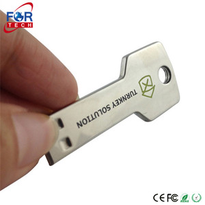 Clé USB en forme de clé, clé USB pivotante en métal, stylo lecteur flash - Product Image 5