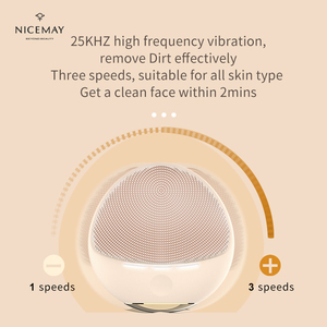 Nettoyant <span class=keywords><strong>visage</strong></span> en silicone équilibrant le microbiome, technologie prébiotique douce pour les peaux sensibles sujettes à l'acné - Product Image 2