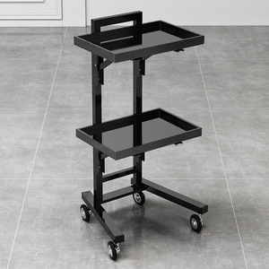 Wholesale Silver 3 Tier Hairdressing Trolley Stainless Steel <b>Tools</b> Salon Storage <b>Rolling</b> Tray for Beauty Salon - Product Image 6