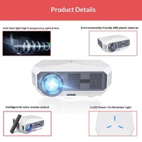 Projecteur intelligent transfrontalier ultra haute définition 1080P pour bureau, enseignement, formation, domicile, vocal, Android, commercial