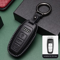 Étuis et pochettes pour clés en cuir véritable de vache Audi pour A3/A4/A6/A6L/A7/A8/Q2/Q3/Q5L/Q7