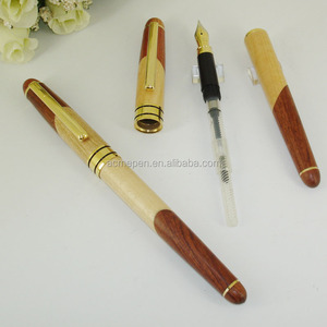 ACMECN Nouveauté en promotion : <span class=keywords><strong>Stylo</strong></span> plume artisanal en bois, papeterie de bureau, décorations en érable et bois de rose, stylos à encre liquide, cadeaux en bois - Product Image 2