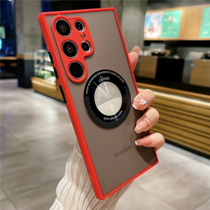 Coque pare-chocs de luxe pour <span class=keywords><strong>Galaxy</strong></span> <span class=keywords><strong>Samsung</strong></span> S23 Ultra S <span class=keywords><strong>23</strong></span> Plus, charge magnétique, transparente, antichoc, couverture arrière souple - Product Image 5