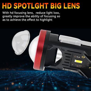 ไฟหน้ารถพลังงานสูงเลนส์ Y7 LED ไฟหน้า H4 60W 8000LM 12V 6000K-6500K โปรเจ็กเตอร์ขนาดเล็กกันน้ำไฟขับรถอเนกประสงค์ - Product Image 5