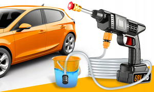 Nettoyeur haute pression portable 68Vf, pistolet électrique pour le lavage de voitures, une batterie - Product Image 5