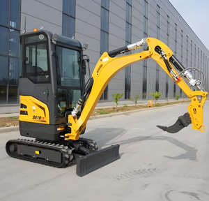 <span class=keywords><strong>Mini</strong></span>-excavatrice 1880 kg SE18SR à rotation zéro, prête pour la pose de conduites hydrauliques, compatible avec marteau brise-roche, tarière, grappin et compacteur - Product Image 6