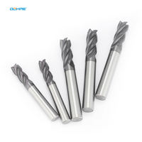 DOHRE HRC55/65 Fraise carrée en carbure CNC de haute qualité à 4/6 cannelures pour le métal