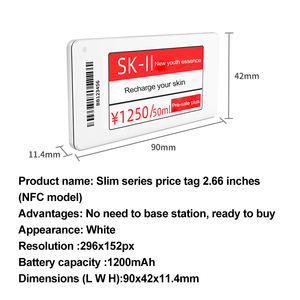 Elektronik fiyat etiketi 2.4 "2.6 inç elektronik raf etiket Epaper dijital-fiyat-etiketleri mürekkep-ekran raf etiket süpermarketler mağazaları - Product Image 6