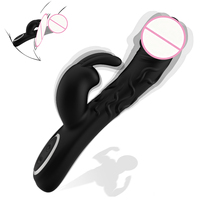 Neuer Doppelmotor-Schwanenvibrator mit 10 Vibrationsmodi, 100% Wasserdicht, USB-Aufladbar, Rabbit-Vibrator für Frauen, G-Punkt und Klitoris
