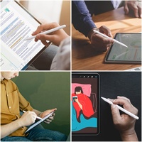 Stylet actif de 2e génération pour iPad 2018-2022 Crayon avec rejet de la paume et pointe fine de 1.5mm Fonction tactile intelligente