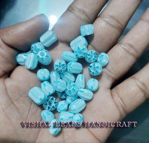 ขายดีทำเครื่องประดับ DIY วัสดุทำด้วยมือ10mm ลูกปัดสเปเซอร์เชฟรอน4mm/6mm/8mm สีดำอะคริลิคหลวมลูกปัด - Product Image 2