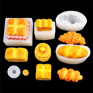 Molde de silicona grande para velas aromáticas, pasteles de yeso, diseño de cartera de lujo popular de marca - Product Image 4