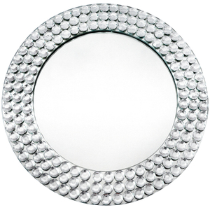 All'ingrosso argento specchio caricabatterie piatti rotondi per piatti da cena in argento piatto con bordo diamantato <span class=keywords><strong>posto</strong></span> - Product Image 2