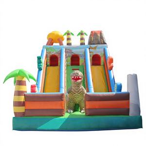 WINSUN - Tobogán Inflable Comercial con Temática de Dinosaurios, Castillo Hinchable con Tobogán para Parques de Atracciones, Certificado CE, Libre de Plomo, Resistente al Fuego - Product Image 1