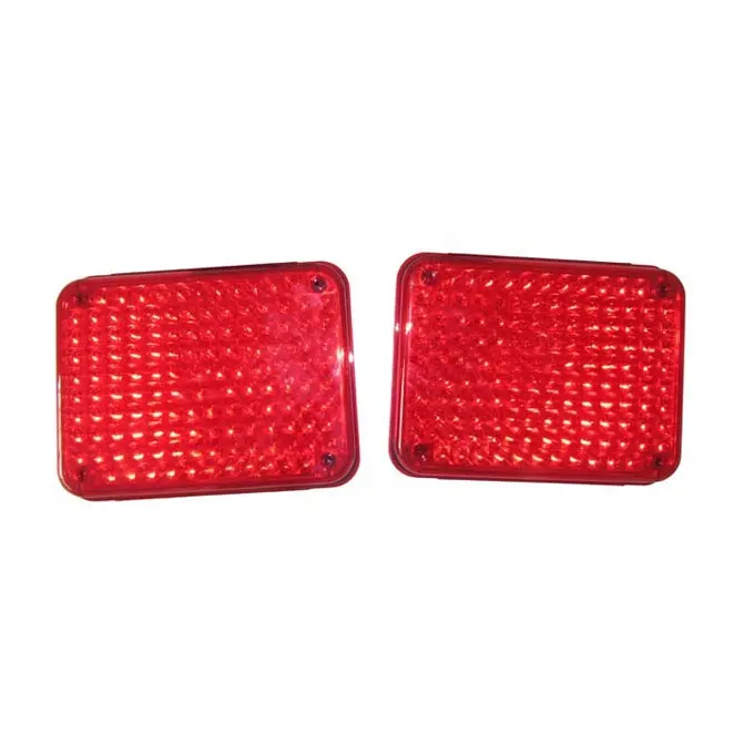 Luz led estroboscópica de advertencia para tablero de coche, marcador lateral de advertencia, rojo, azul, ámbar, blanco, LED-28