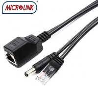 Solution PoE la moins chère 12V 10/100Mbps injecteur POE CCTV caméra IP accessoires combinateur et séparateur PoE