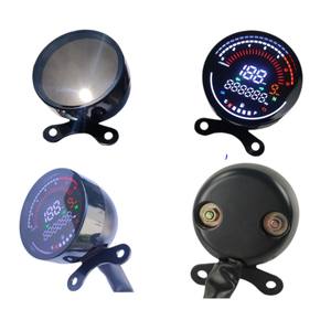 मोटरसाइकिल डिजिटल एलसीडी मीटर ऑटो डिमिंग वर्चुअल पॉइंटर वाटरप्रूफ स्पीडोमीटर, रेट्रो क्रूजर होंडा c50 <span class=keywords><strong>c70</strong></span> - Product Image 5