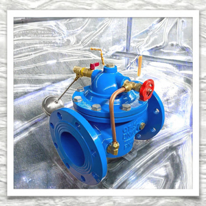 Válvula de control de agua de hierro dúctil fabricada en fábrica con 30 años de experiencia, válvula de alivio de presión hidráulica con bridas de sellado suave, personalizable OEM - Product Image 2