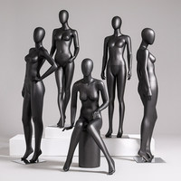 Maniquí de FRP de Alta Gama para Mujer, con Cabeza y Soporte, para Exhibición en Escaparates de Tiendas de Ropa