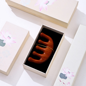 Scatola Portagioie a Forma di Loto con Coperchio Cielo e Terra, Scatola Regalo per Fermaglio per Capelli Cinese, Scatola Regalo di Compleanno per Amici - Product Image 5