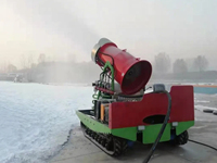 Nueva máquina automática para hacer nieve móvil central de copos de nieve artificiales para exteriores, pieza de repuesto gratuita
