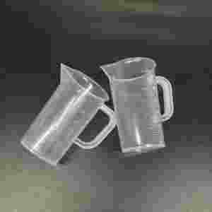 250 मिलीलीटर 500 एमएल 1000 एमएल 2000 एमएल विभिन्न आकारों के खाद्य ग्रेड लंबे रूप के साथ प्लास्टिक बीकर - Product Image 3