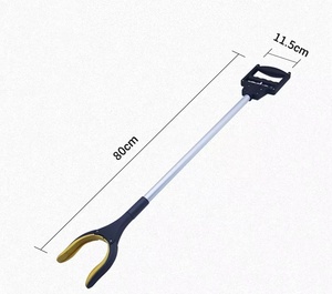 Reacher Extra Long Grabber Reacher 32 pouces avec outil d'aide à la mobilité à mâchoire rotative (jaune) - Product Image 6