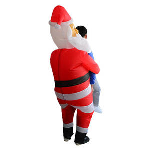 Noël Haute Qualité Cosplay <span class=keywords><strong>Renne</strong></span> Costumes Gonflables Balade Gonflable sur Costume De Père Noël pour Adultes - Product Image 5