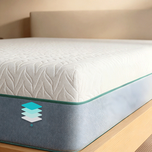 <span class=keywords><strong>Matelas</strong></span> hybride orthopédique moderne avec ressorts ensachés, taille Queen, 8 pouces/20 cm, mousse à mémoire de forme infusée de gel, pour chambre d'hôpital - Product Image 1