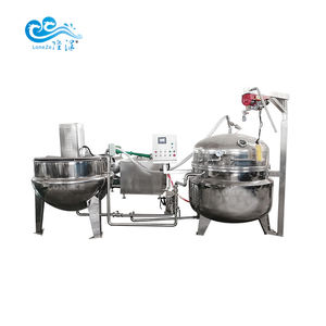 Sartén al vacío continuo, olla de inmersión de azúcar, fruta en conserva, máquina de cocina para hervir azúcar al vacío para melocotón, piña, fruta - Product Image 4