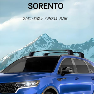 Barres transversales de toit de voiture JOESHIER en alliage d'aluminium 100 kg+ Porte-bagages Installation facile pour KIA Sorento 2021-2023 - Product Image 3