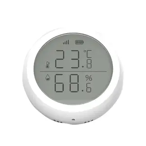 Venta directa de fábrica Tuya Zigbee Sensor inteligente Sensor de temperatura y humedad blanco ZHEJIANG 220V 16A Smart Home 2022 Zigbee 3,0