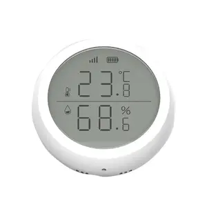 Fabriek Directe Verkoop Tuya Zigbee Slimme Sensor Temperatuur En Vochtigheid Sensor Wit Zhejiang 220V 16a Smart Home 2022 Zigbee 3.0