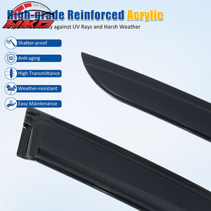 Viseras para Ventanas de Genesis 22-26 GV70 y Modelos Eléctricos, Protectores Contra Lluvia y Sol, Adhesivos para Ventanas Laterales de Automóviles - Product Image 4