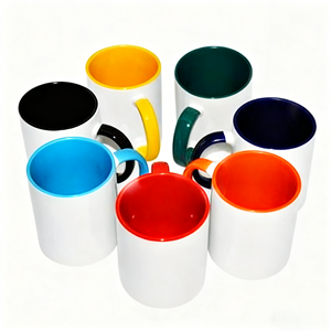 Tasses de Noël 11oz, motif nœud et feu de camp, en céramique sublimable et émaillée, pour café, Halloween, avec logo personnalisé, compatibles lave-vaisselle et micro-ondes, style américain - Product Image 6
