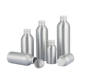 Botol aluminium kosmetik 250ml tutup aluminium 50 100ml 150 200ml Toner mobil deterjen aluminium botol dan kaleng