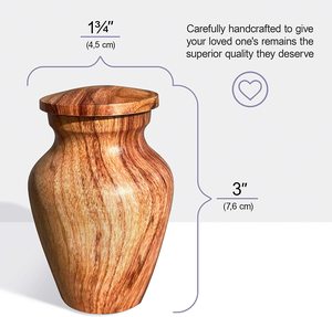 Urn <b>for</b> Human or Pet <b>Ashes</b> Small Cremation Memorial Urn Personal Funeral Urn <b>for</b> Pet or Human Mini keepsake <b>for</b> memory - Product Image 3