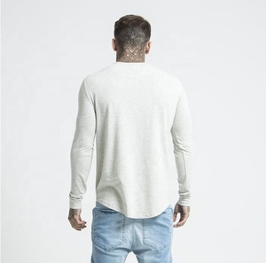 เสื้อยืดแขนยาวผ้าฝ้าย100% 200กรัมพิมพ์โลโก้ได้ตามต้องการ - Product Image 2
