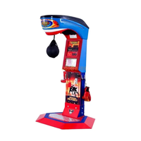 Machine de jeu d'arcade à monnayeur avec ticket de récompense, simulateur de boxe Big Punching King Hammer, un joueur, 110/220V