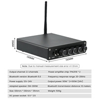 GAP-3116D Mini Amplificador bluetooth Subwoofer 2.1 HiFi Stereo güç amplifikatörleri