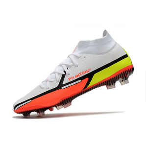Chaussures de football à crampons hauts FG personnalisées avec logo d'usine OEM, les plus populaires, <span class=keywords><strong>pas</strong></span> chères, pour l'entraînement, chaussures de football américaines TF pour hommes, automne - Product Image 1