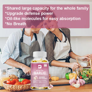 Beworths sıcak satış 60 adet antioksidan takviyesi organik sarımsak yağı özü Softgel kapsül - Product Image 4