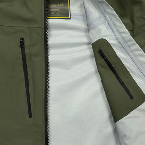 Chaqueta Impermeable para Hombre Softshell/Hardshell Casual con Capucha de Secado Rápido y Cierre para Exteriores Tallas Grandes - Product Image 2