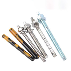 Chemical Anchors M14 Q235 Carbon Steel Grade 4.8 Blue White Zinc Construction Industry - Product Image 3