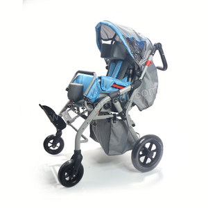 <span class=keywords><strong>Passeggino</strong></span> <span class=keywords><strong>Reclinabile</strong></span> in Alluminio a Chiusura Facilitata per Bambini con Paralisi Cerebrale - Product Image 3