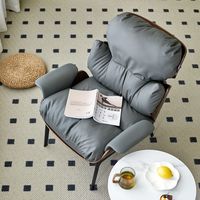 Luxuriöser Moderner Ledersessel Anpassbare Farbe Langlebiger Wohnzimmer-Freizeitsessel Wohnmöbel