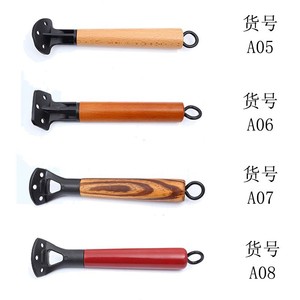 Three Hole Pot <b>Handle</b> Beechwood Aluminum Universal For Stainless Steel Pots And Frying <b>Pans</b> Cookware Accessory Oven Safe - Product Image 4