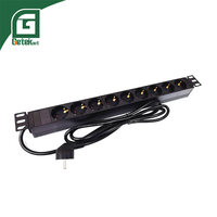 GETEKnet ODM OEM CE 6 8 10 ports Allemagne UE C13 US UK PDU Unité de distribution d'alimentation pour rack de serveur de centre de données en stock